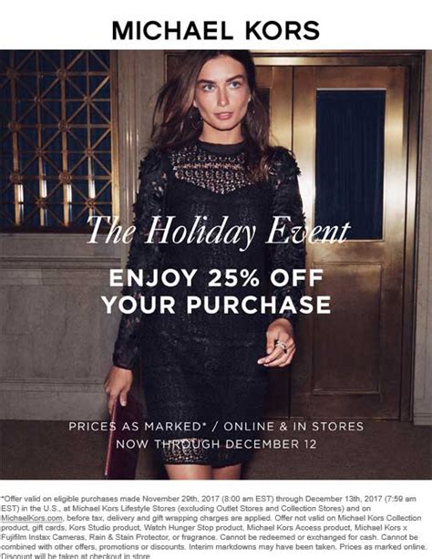 промокод michael kors 25|michael kors coupons for women.